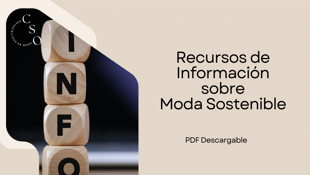 Recursos de Información sobre Moda Sostenible - PDF Descargable